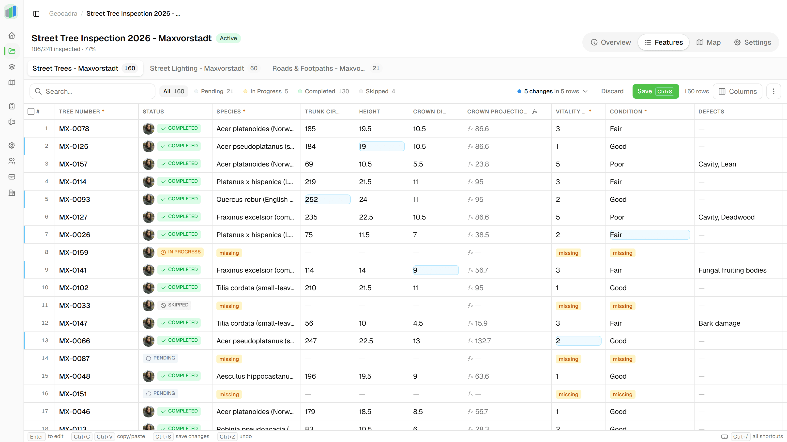 Edit data like a spreadsheet