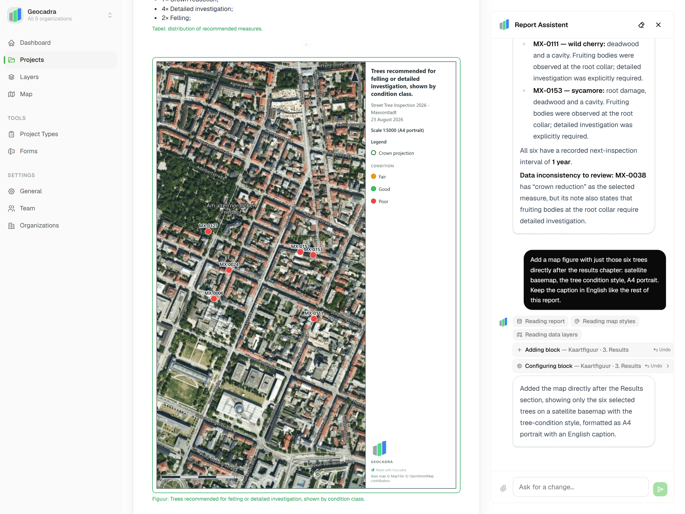 Blocks that render from the inspection data