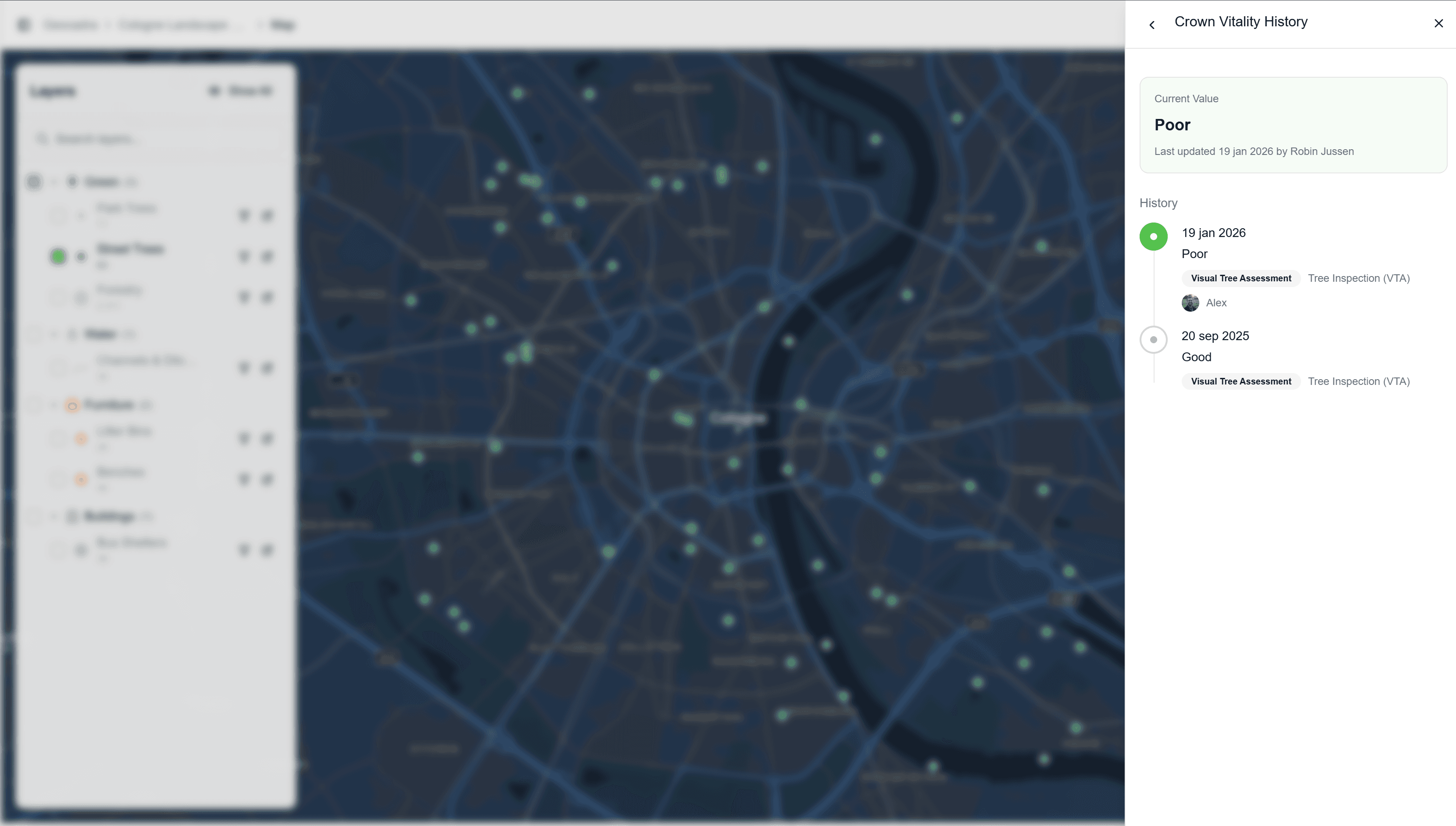 Track changes over time