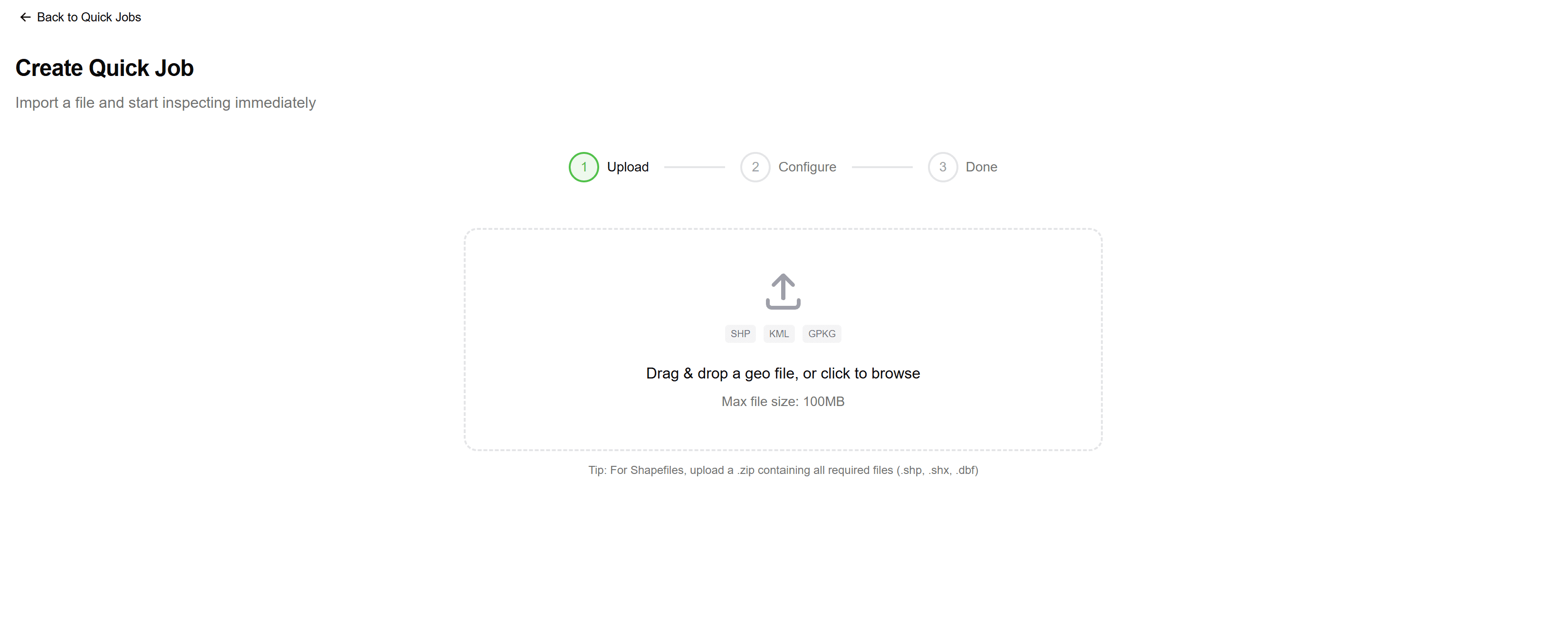 Quick Jobs for ad-hoc work
